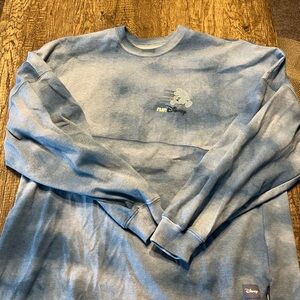 Disney Blue Tie-Dye Sweatshirt for Men